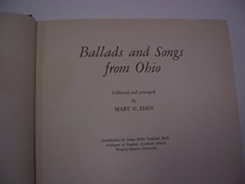Hardcover Ballads and Songs from Ohio Book