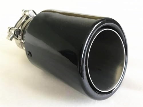 Tubo de escape universal para coche con punta silenciador de 63-89mm 2