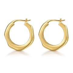 Square Hoop 20MM Gold