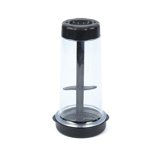 Taza giratoria para tamiz de harina, tu accesorio de cocina para hornear sin costuras (negro)