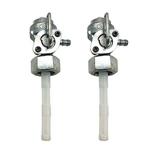 2x Robinet Essence Sortie a Gauche Piece M16 x 1,5 pour Moteur Reservoir Groupe Electrogene Cover