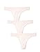 Produktbild Amazon-Marke: Iris & Lilly Damen Tanga aus Mikrofaser, 3er-Pack, Rosa, XL, Label: XL