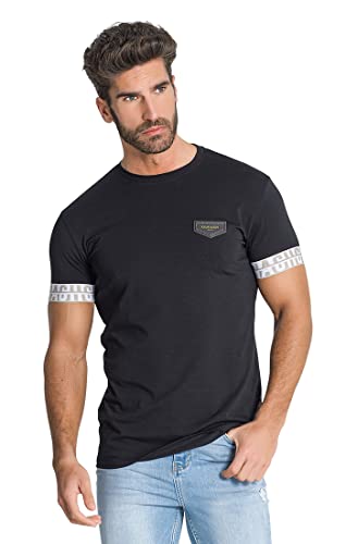 T-Shirt Homme Gianni Kavanagh Black Anarchy Noir Stretch Casual