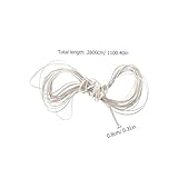 CORHAD Synthetic Rattan Repair Roll and Wicker Weaving Cord for Outdoor Furniture Fixing, Natural Cream Colour, Sturdy Basket Weaving Material for DIY Furniture and Chair Restoration - Image 2