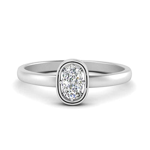 Image of 55Carat Choose Your Gemstone Cushion Cut Bezel Solitaire Ring Sterling Silver Cushion Shape Solitaire Engagement Rings Everyday Jewelry Wedding Jewelry Handmade Gifts for Wife US Size 4 to 12