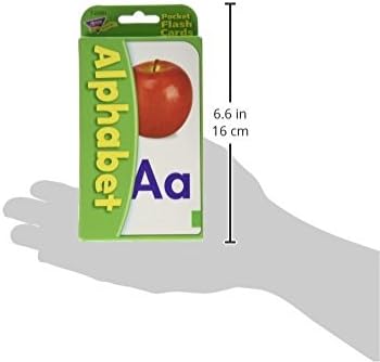 Trend Enterprises: Alphabet Pocket Flash Cards, Great for Skill Building and Home Use, 56 Self-Checking Cards Included, Match Letters to Photos and Words, for Ages 6 and Up - 2