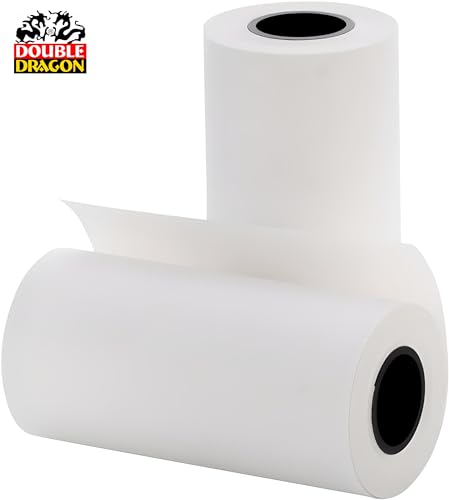 Rolki papieru termicznego 57 x 30 mm do kart kredytowych wszystkich urządzeń PDQ (20 rolek), kompatybilne z urządzeniami SumUp, Ingenico, Verifone, Zettle, drukarkami i nie tylko
