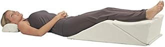 Contour BackMax Bed Wedge Lumbar Support System - Multi-Positional Back, Leg & Knee Elevation Pillows for Sleep & Recovery with Orthopedic Zero Gravity Weightless Comfort - Bonus Half Roll Neck Pillow