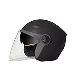 Moto Cara Abierta, Tamaño 12.8 9.44 9.25in Casco Moto Cara Abierta para Mujer,...