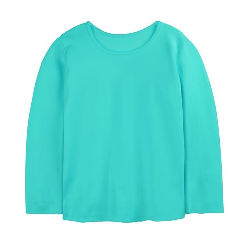 Mightly Girls Fair Trade Organic Cotton Long Sleeve Ribbed Scoop Neck Tee