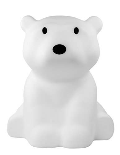 Exclusive Discount 90% Price White LED Soft Glow Nanuk Polar Bear Lamp with Dimmer, 16 Inches Tall