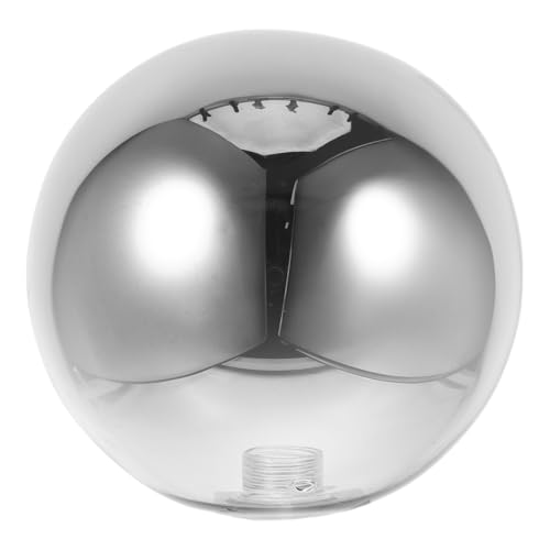 Image of 5.90 Inch Smoke Gray Glass Ball Lampshade Replacement Globe Shade for Pendant Light Fixture Round Lamp Cover for Home and Office Lighting