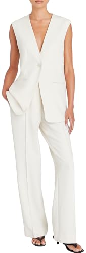 Club Monaco womens Women's Relaxed Long Vest2