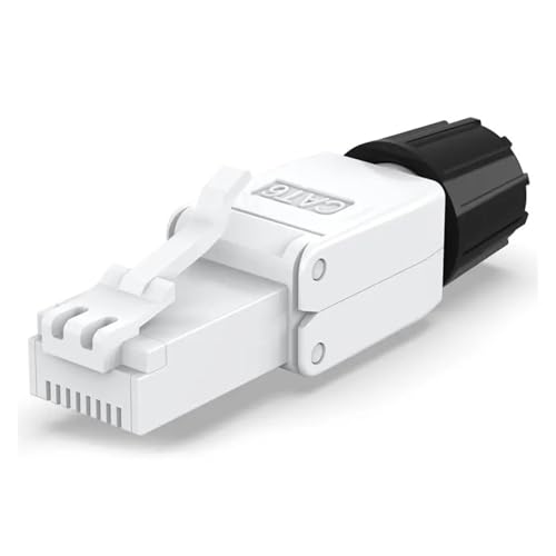 RJ45 Cat8 Cat7 Cat6A Connector Reusable Ethernet Termination(2PCS,CAT6A UTP Connector)