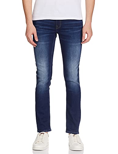 Image of Jack & Jones Men's Ben Skinny Fit Low-Rise Jeans