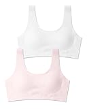 SALIA GIRL Trainings-BHS für Mädchen (Größe 10-16), Nahtloser Sport-BH mit Herausnehmbaren Polstern, Größe L