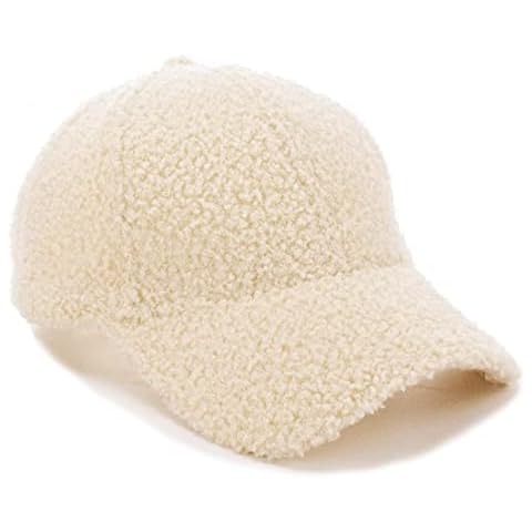 Unisex Faux-Lamb-Wool Baseball Cap by INOGIH Cover