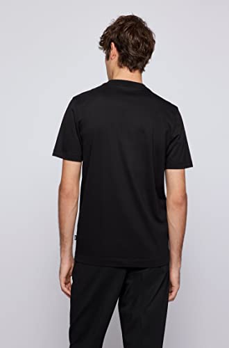 BOSS Men's Small Logo Cotton Crewneck T-Shirt3