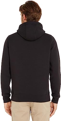Tommy Hilfiger Men's Fleece Lined Logo Hoodie Black2