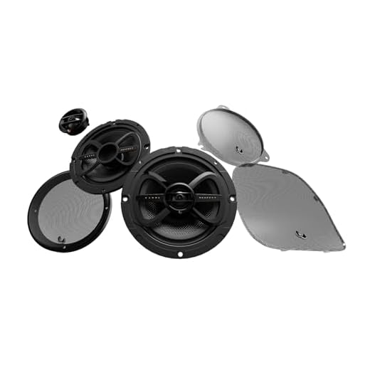 Infinity Kappa Perfect 600X - Premium 6.5", Two-Way Speakers for Harley Davidson Selected Touring Series Motorcycles, Black