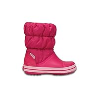 Crocs Winter Puff Snow Boot (Toddler/Little Kid), Candy Pink, 7 M US Toddler