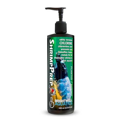 Brightwell Aquatics Shrimp Prep &ndash; Water Conditioner for Freshwater Shrimp & Aquariums &ndash; Removes...