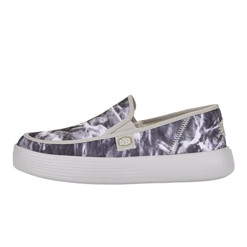 Hey Dude Men's Sunapee Mossy Oak Elements | Men's Shoes | Men Slip-on Sneakers | Comfortable & Light-Weight