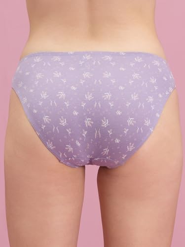 Image of NYKD (NYP104 Assorted Breathable Cotton Panty Set for Women (Pack of 3) | High Rise & Full Coverage Brief with Anti Odor Properties | Super Soft & Concealed Elastic for All Day Comfort