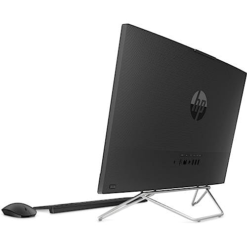 Image of HP 2023 24 23.8 inch Touchscreen FHD Business All-in-One Desktop Computer, Intel Pentium Silver J5040, 4GB DDR4 RAM, 128GB PCIe SSD, WiFi 6, BT 5.2, Keyboard + Mouse, Black, Windows 11 Pro, BROAG Stylus