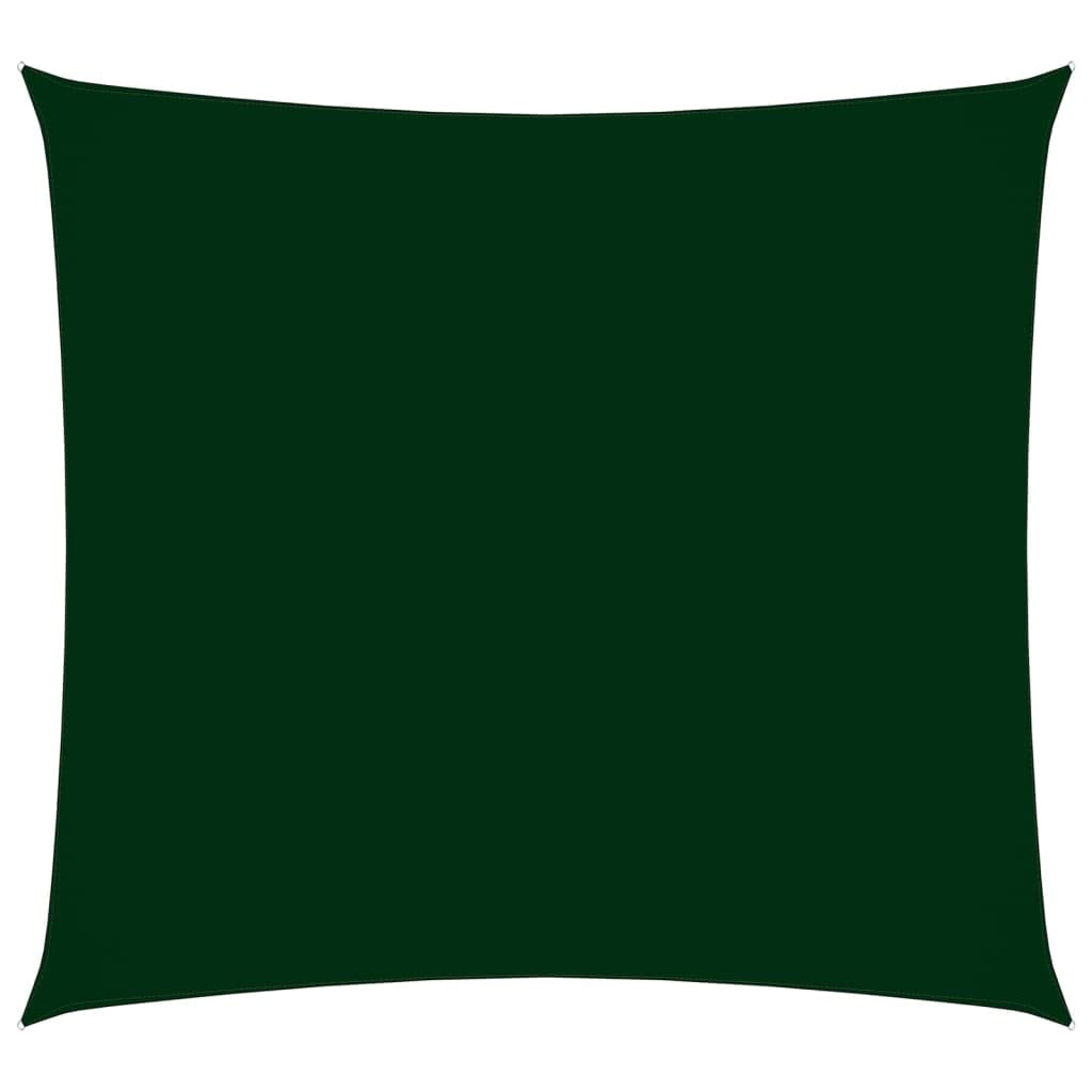 vidaXL Sunshade Sail Oxford Fabric Square 7x7 m Dark Green — image 1