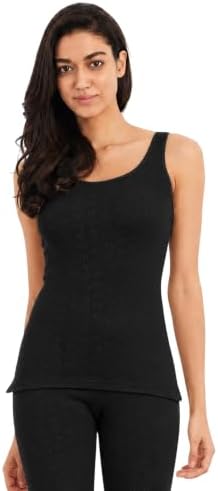 BODYCARE Women's Slim Fit Thermal Tops Round Neck Sleeveless Pack Of 1