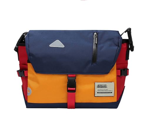 Classic Messenger Bag-Durable,Water-Resistant Small Messenger Laptop Bag for Men Women Crossbody Bike Satchel Message