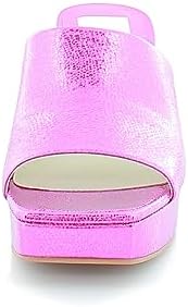 Dolce Vita Women's Marsha Modern Mule, Electric Pink Crackled Stella, 8 | Image 7