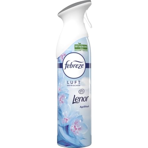 Febreze April Fresh - Deodorante per ambienti, 300 ml, profumo per WC, deodorante per ambienti, combatte gli odori e lascia un piacevole profumo fresco e leggero