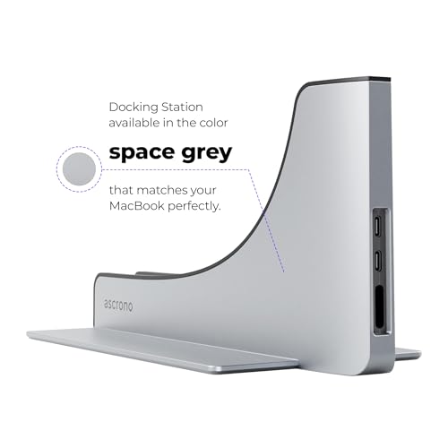 MacBook Pro Docking Station - for 14" (M1,M2,M3 incl. Base/Pro/Max, 2021-2023) - Magsafe Compatible With Two Thunderbolt 4 USB-C Ports - Dock Only