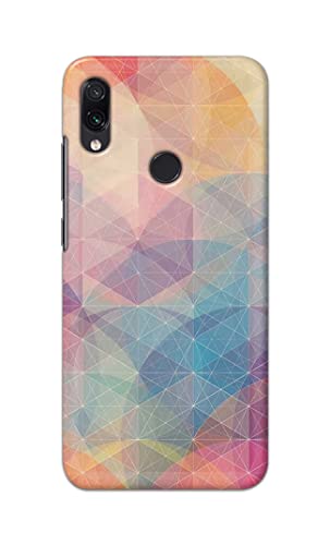 Image of Printed Hard Back Cover Case for Mi Redmi Note 7 | Mi Redmi Note 7 Pro | Mi Redmi Note 7S Back Cover (Crumpled Paper Design) -1803