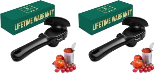 Image of Bellemain- Safe Cut Stainless Steel Ergonomic Can Opener, Manual, Smooth Edge Perfect For Home Chefs and Restauraunts (Pack of 2)