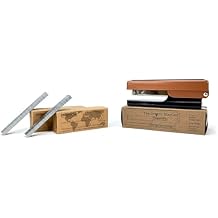 The Oregon Stapler Copper/Black, Built in The USA, Staples 2-25 Sheets and 10,000 Powerhouse Premium Staples