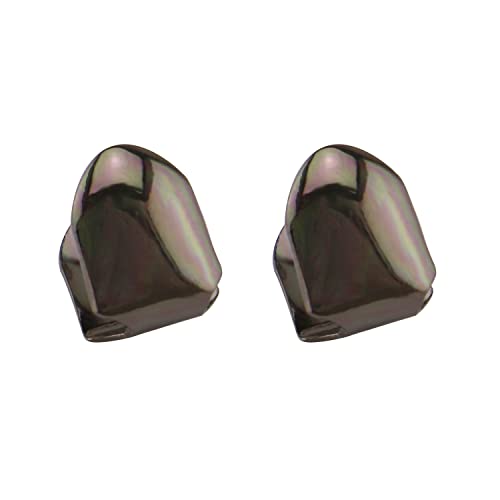 2 Pcs Grillz de Dientes Hip Hop en Dorado 18K miniatura 1