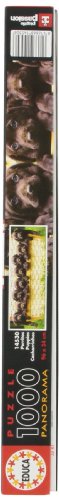 Educa Borras 1000 Piece Panoramic Puzzle-Puppies #TOP6