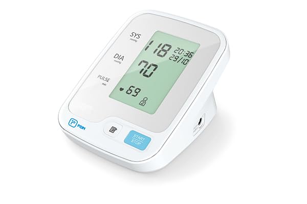 Tensiómetro Digital de Brazo YK-Tensbrazo – Medición Automática de Presión Arterial – 4 Usuarios, 60 Memorias, Promedio de 3 Lecturas, Código de Color OMS