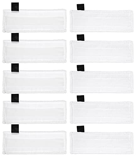 Jissta Juego de 10 paños de microfibra limpiador de vapor paño de limpieza de reemplazo fregona escoba de vapor para Karcher Easy Fix SC2 SC3 SC4 SC5 accesorios para aspiradoras
