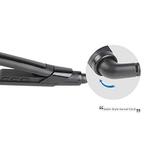 Plancha para el cabello AmoVee® Pro LED Digital con placas de cerámica y turmalina, voltaje dual 110V-220V, control de temperatura digital miniatura 5