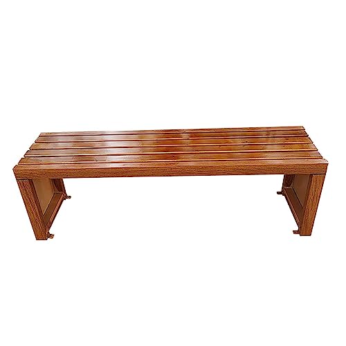 Banco de madera resistente para exteriores de 1,2m para jardines 2