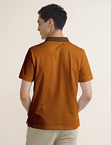 Image of DAMENSCH Constant Men's All-Degree Thermoregulating Pique Contrast Neck Polo T-Shirt