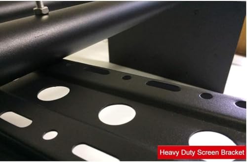 Soporte móvil para TV ajustable en altura color negro miniatura 5