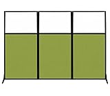 Versare Workstation Partition | Portable Wall Divider | Modern Office Cubicle | Free Standing Privacy Screen | Flexible Work Space | 99