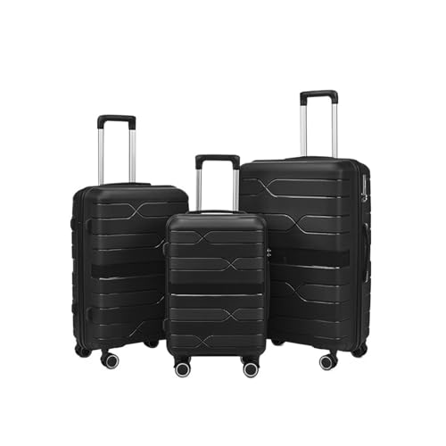 MUdson Trunk 20/24/28 Inch Boarding Travel Suitcase Password Suitcases On Wheels Large Capacity Luggage Lightweight 3 Pieces Luggage Set Durable (Color : A Set-07)3