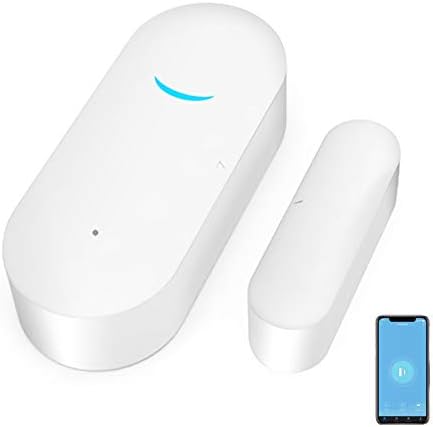 4 Pack WiFi Door Window Sensor Detector: Wireless Security Alarm Door Sensor, Tuya Door Open Contact Sensor, Compatible with Alexa,Google Home,Siri, Smart Door Sensors for Home Business Security