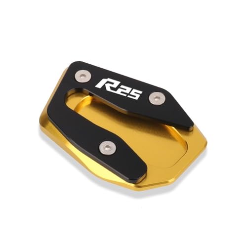 Extension béquille YZF R3 R25 support aluminium CNC anodisé